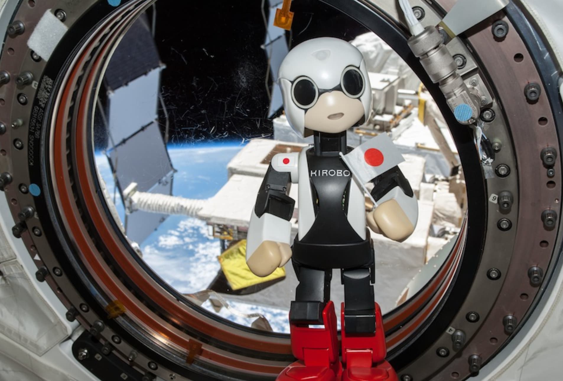 “In 2013, the Japan Aerospace Exploration Agency (JAXA) sent a 13-in robotic crew member to the ISS capable of voice and speech recognition, natural language processing, speech synthesis and telecommunications, as well as facial recognition and video recording.